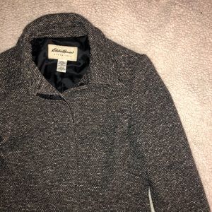 Eddie Bauer Wool Trench Coat